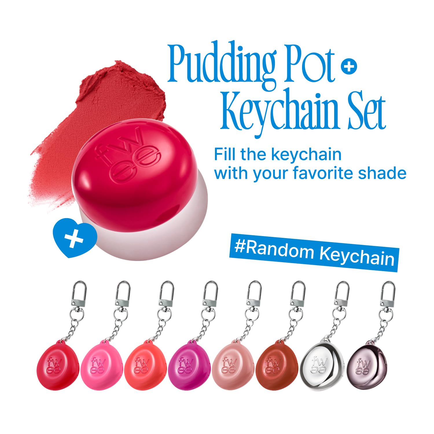 Blurry Pudding Pot + Keychain SET - CosComme Finds