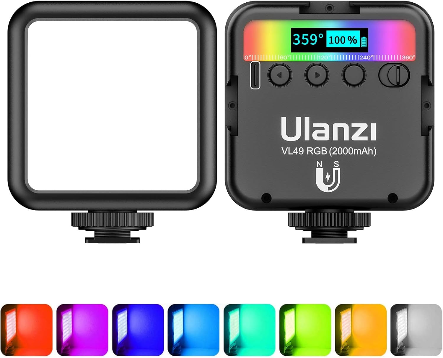 ULANZI VL49 RGB Video Lights - CosComme Finds