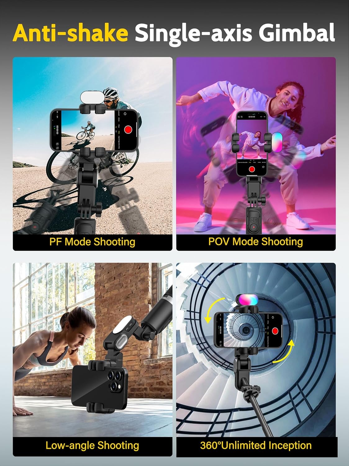 Auto Face Tracking Tripod 360 Rotation with Stand - CosComme Finds