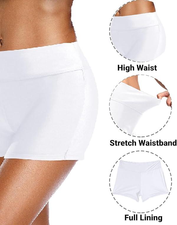 Full Coverage Swimsuit Bottoms Bathing Suit Boy Shorts - CosComme Finds