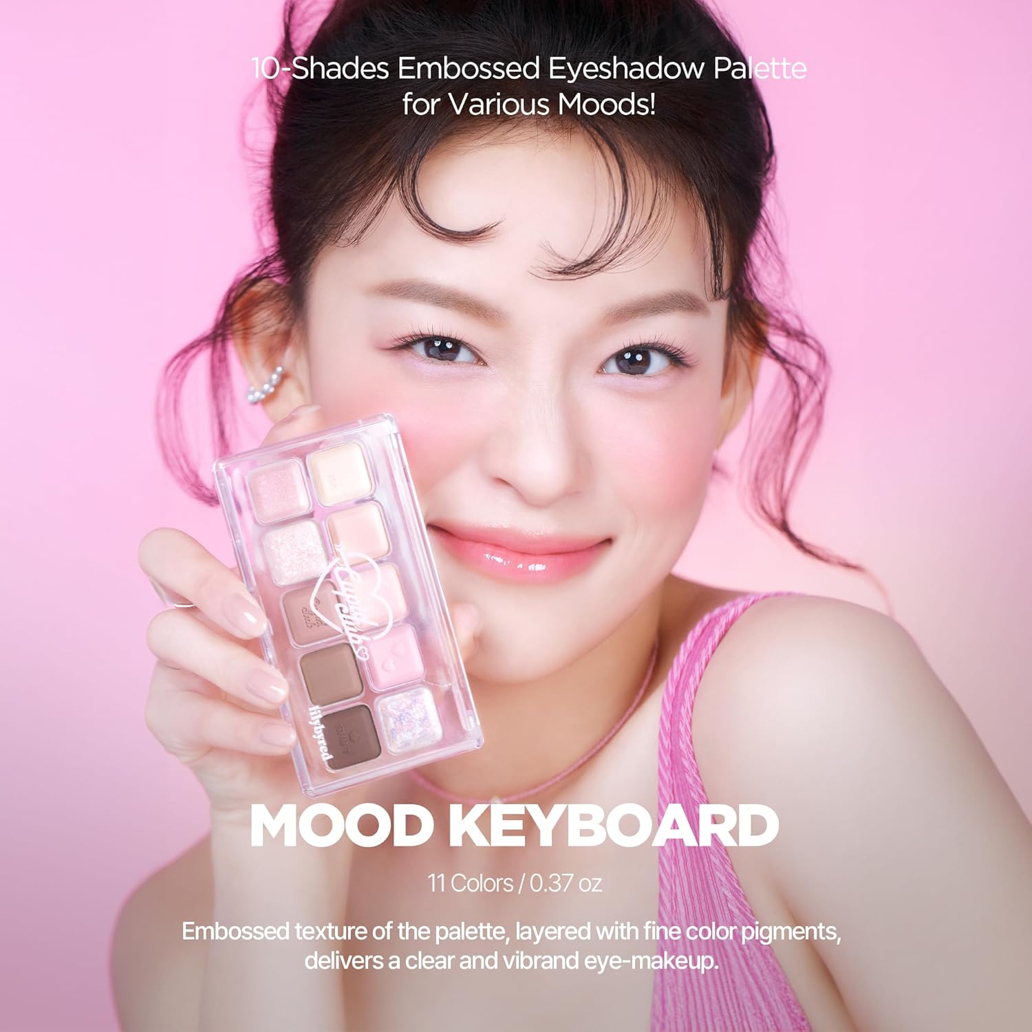 lilybyred Mood Keyboard 10-Shade Korean Eyeshadow Palette - CosComme Finds