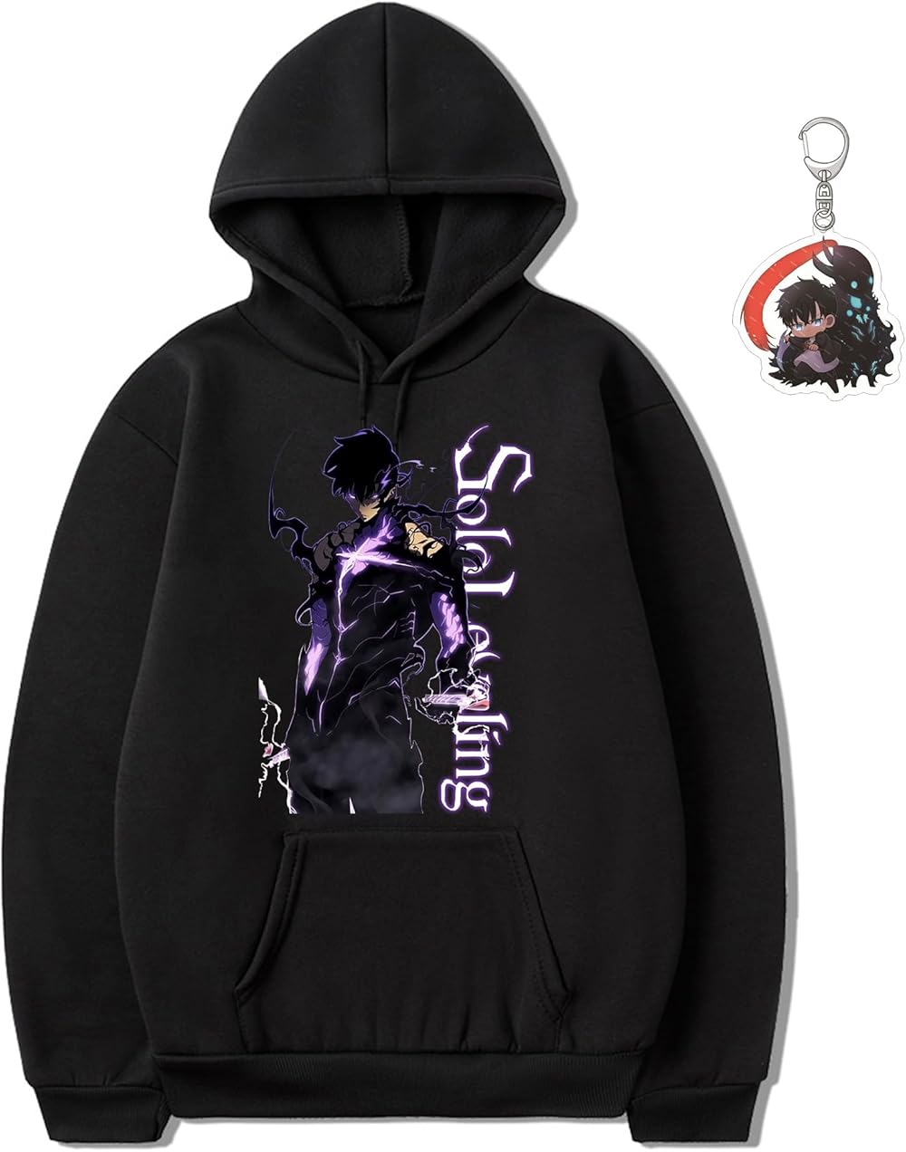Solo Leveling Hoodie Men Sung Jinwoo Sweatshirt - CosComme Finds