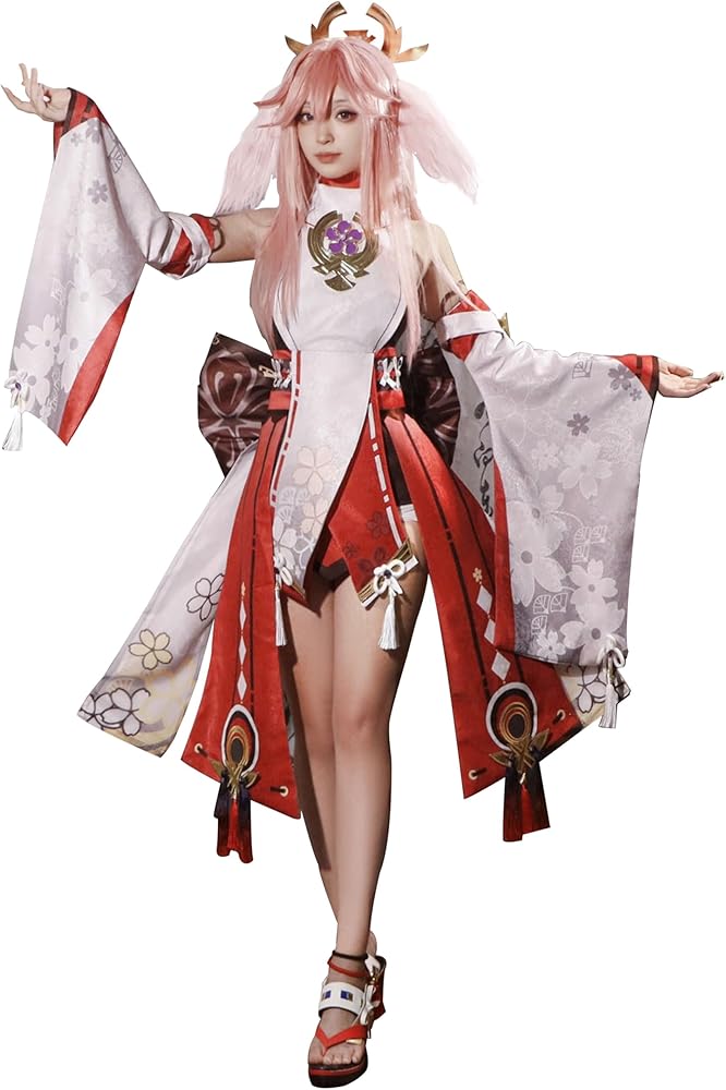 Genshin Impact Yae Miko Cosplay Costume - CosComme Finds