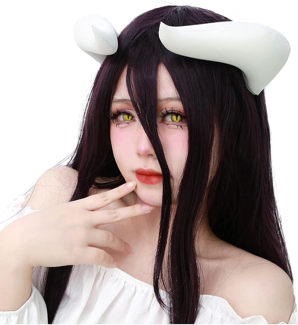 C-ZOFEK White Cosplay Horns with Clips - CosComme Finds