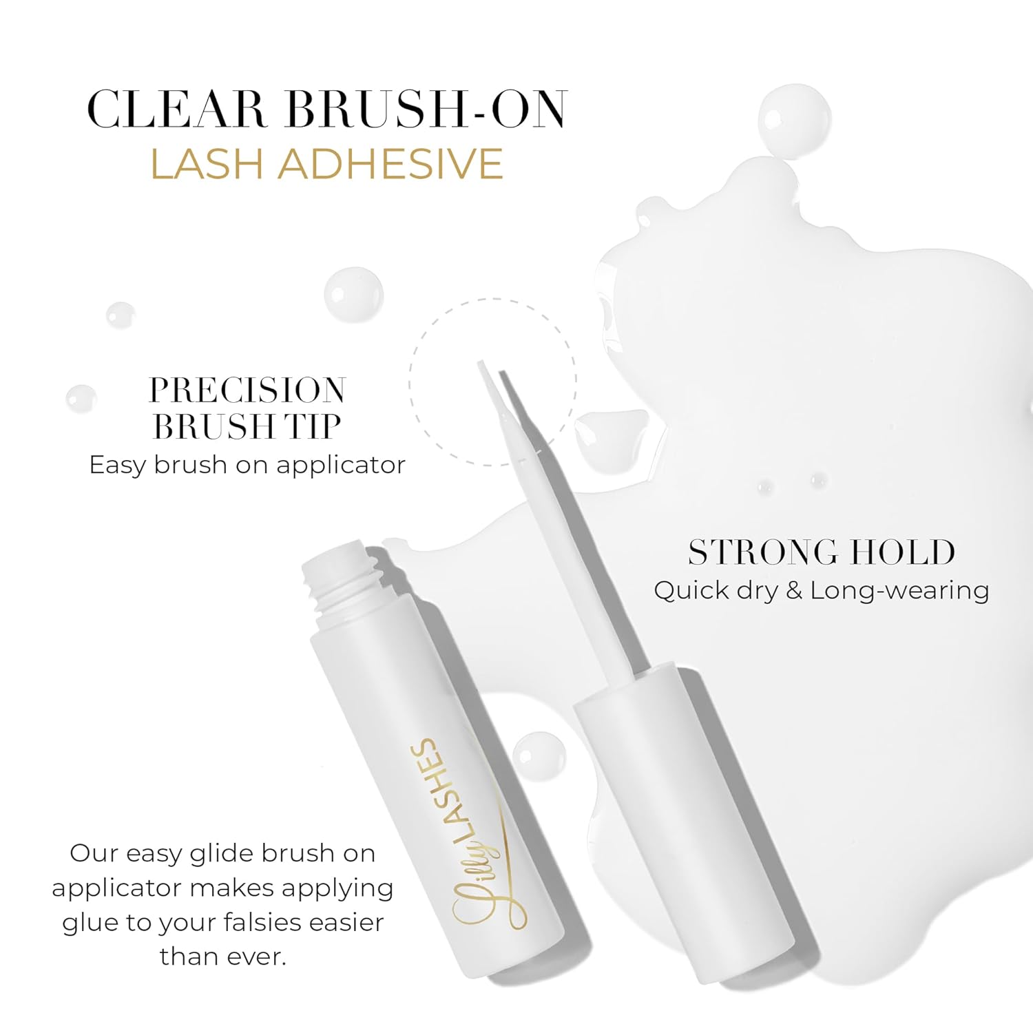 Lilly Lashes Clear Eyelash Glue - CosComme Finds