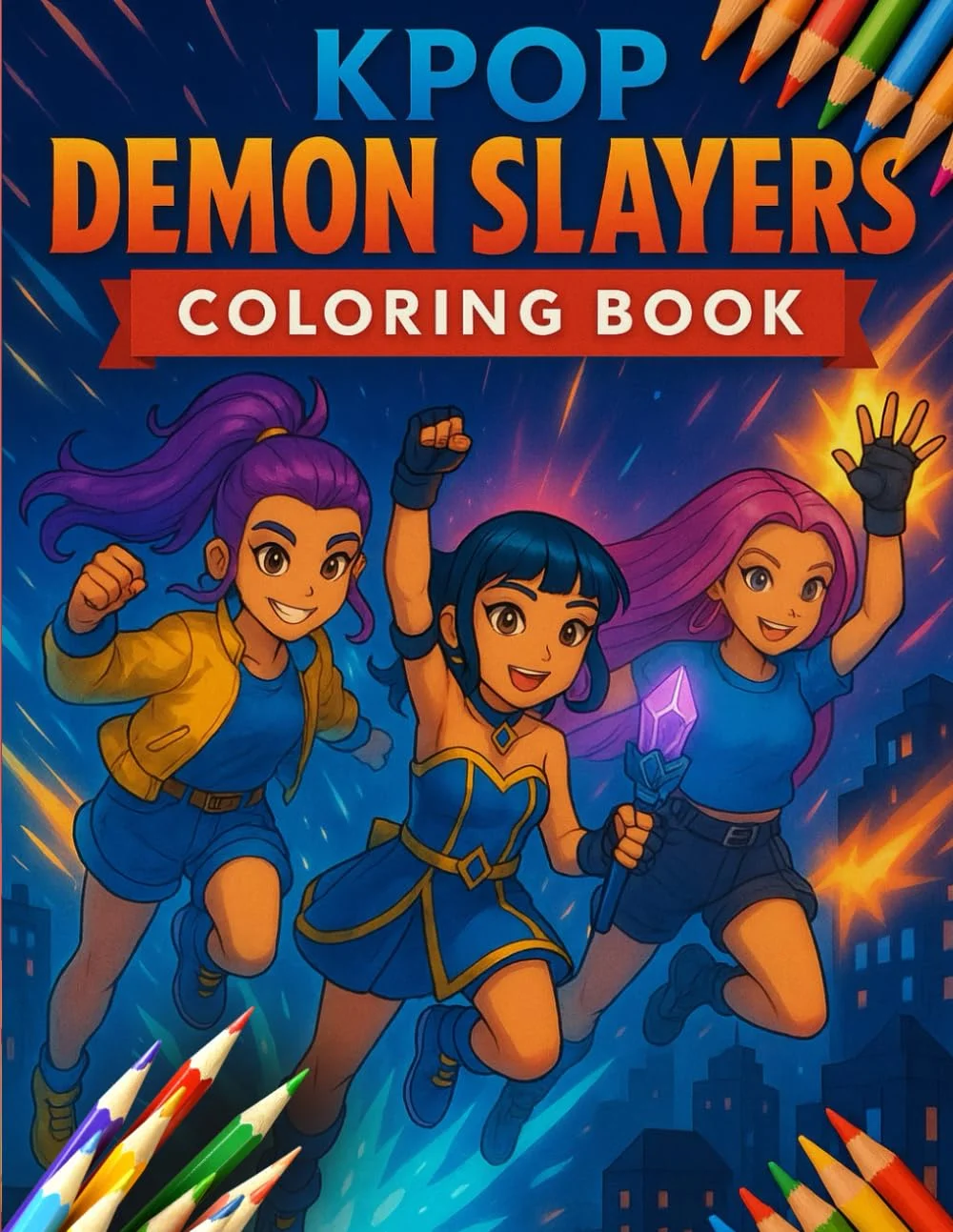 KPOP Demon Slayers Coloring Book: - CosComme Finds